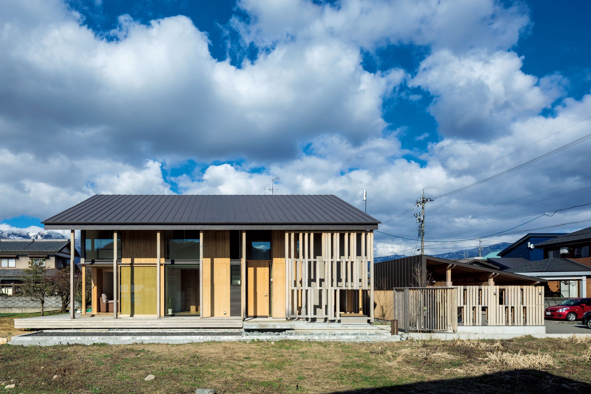 勝山の家 設計 ハクアーキテクツスタジオ 施工 横田建築設計 株式会社新建築社
