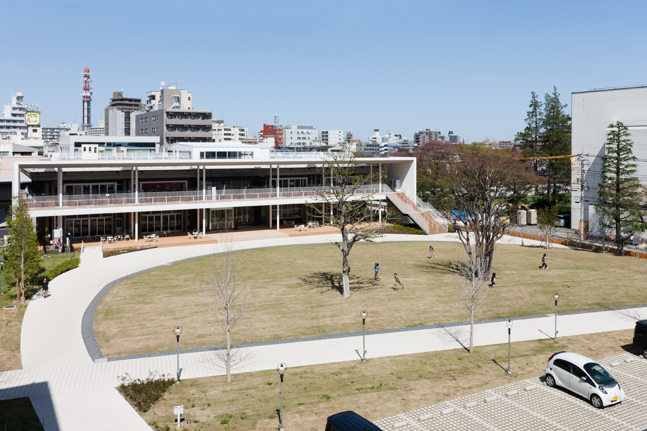 立川市子ども未来センター 設計 清水建設 佐藤総合計画 施工 清水建設 株式会社新建築社