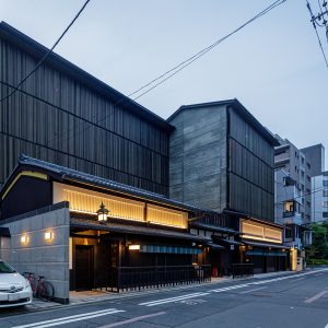 The Hiramatsu京都 設計 日建設計 基本設計 実施設計監修 大林組 実施設計 中村外二工務店 内装デザイン監修 施工 大林組 株式会社新建築社